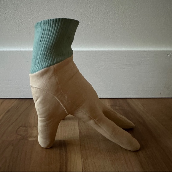 1980s Michael Harvey Garden Glove Hand Vase Halloween Wednesday Thing